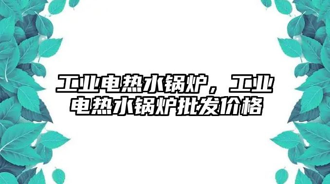 工業(yè)電熱水鍋爐，工業(yè)電熱水鍋爐批發(fā)價格