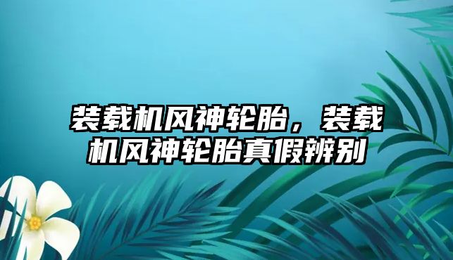 裝載機風(fēng)神輪胎，裝載機風(fēng)神輪胎真假辨別