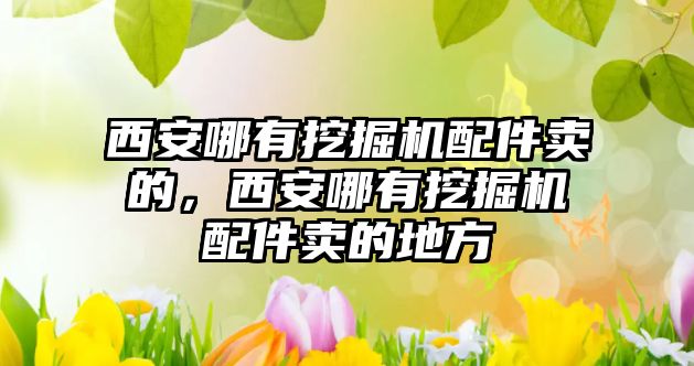 西安哪有挖掘機配件賣的，西安哪有挖掘機配件賣的地方