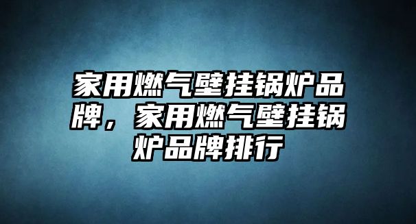 家用燃氣壁掛鍋爐品牌，家用燃氣壁掛鍋爐品牌排行