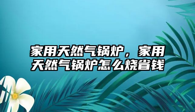 家用天然氣鍋爐，家用天然氣鍋爐怎么燒省錢(qián)