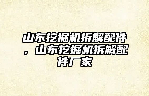 山東挖掘機拆解配件，山東挖掘機拆解配件廠家