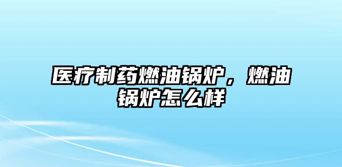 醫療制藥燃油鍋爐，燃油鍋爐怎么樣