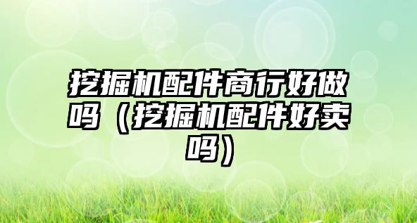 挖掘機配件商行好做嗎（挖掘機配件好賣嗎）