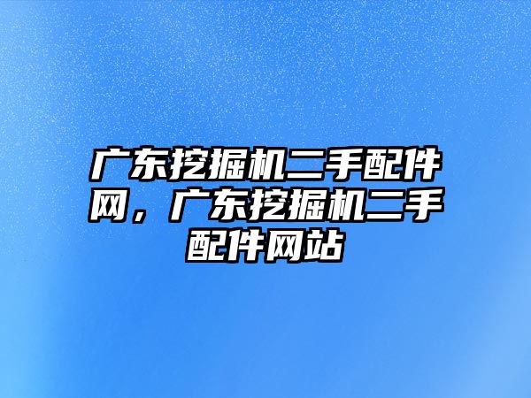 廣東挖掘機二手配件網，廣東挖掘機二手配件網站