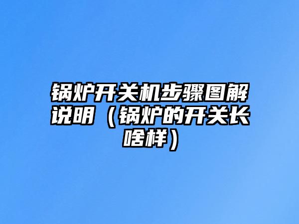 鍋爐開關(guān)機(jī)步驟圖解說明（鍋爐的開關(guān)長(zhǎng)啥樣）