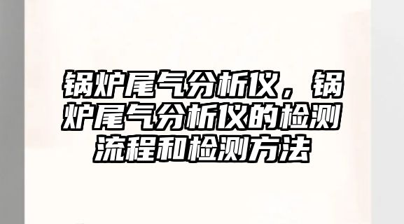 鍋爐尾氣分析儀，鍋爐尾氣分析儀的檢測流程和檢測方法