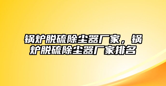 鍋爐脫硫除塵器廠家，鍋爐脫硫除塵器廠家排名