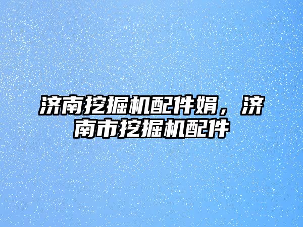 濟南挖掘機配件娟，濟南市挖掘機配件