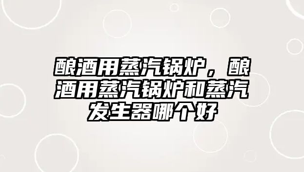 釀酒用蒸汽鍋爐，釀酒用蒸汽鍋爐和蒸汽發生器哪個好