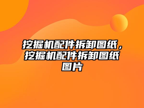 挖掘機配件拆卸圖紙，挖掘機配件拆卸圖紙圖片