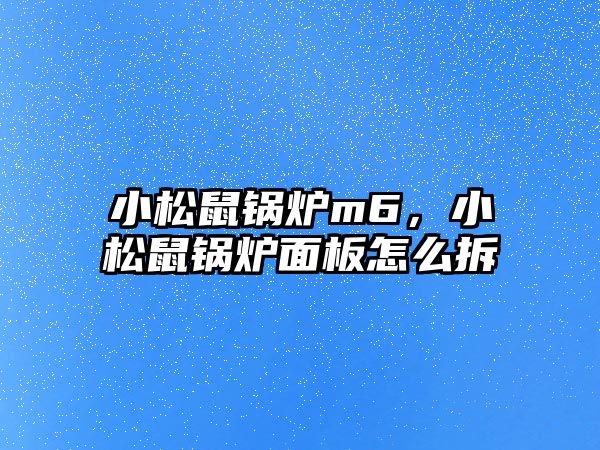 小松鼠鍋爐m6，小松鼠鍋爐面板怎么拆