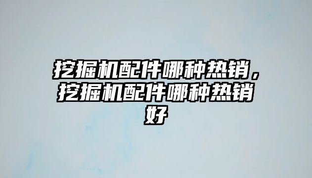 挖掘機配件哪種熱銷，挖掘機配件哪種熱銷好