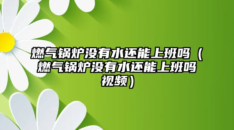 燃氣鍋爐沒有水還能上班嗎（燃氣鍋爐沒有水還能上班嗎視頻）