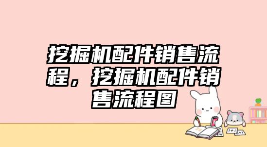 挖掘機配件銷售流程，挖掘機配件銷售流程圖