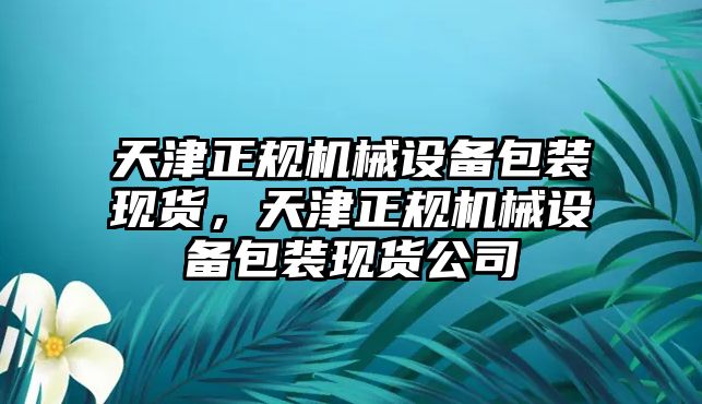 天津正規(guī)機械設備包裝現(xiàn)貨，天津正規(guī)機械設備包裝現(xiàn)貨公司