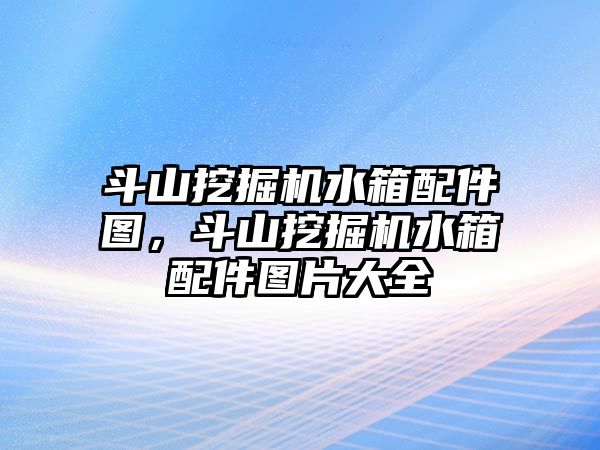 斗山挖掘機水箱配件圖，斗山挖掘機水箱配件圖片大全