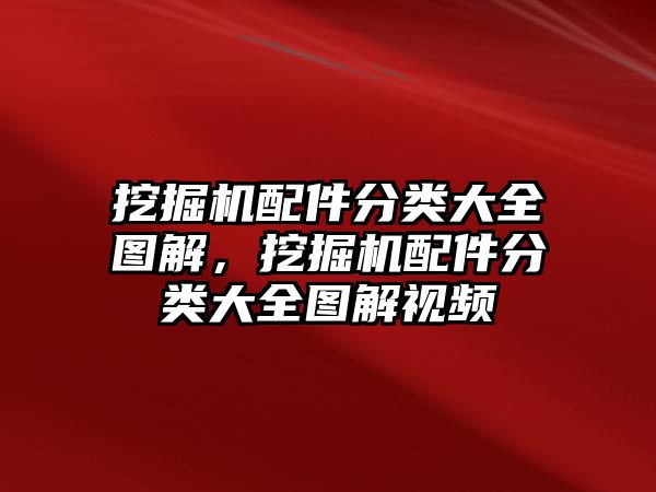 挖掘機配件分類大全圖解，挖掘機配件分類大全圖解視頻