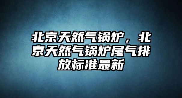 北京天然氣鍋爐，北京天然氣鍋爐尾氣排放標準最新