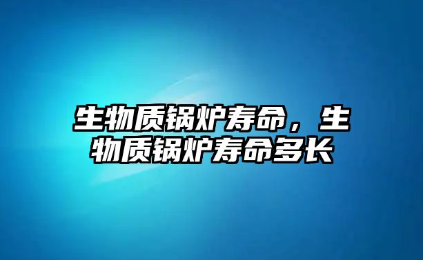 生物質鍋爐壽命，生物質鍋爐壽命多長