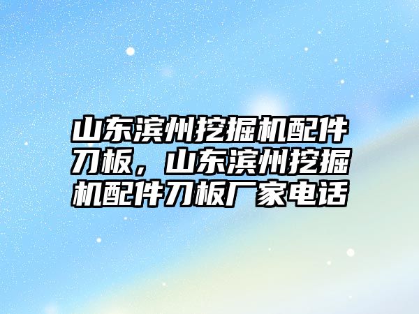 山東濱州挖掘機配件刀板，山東濱州挖掘機配件刀板廠家電話