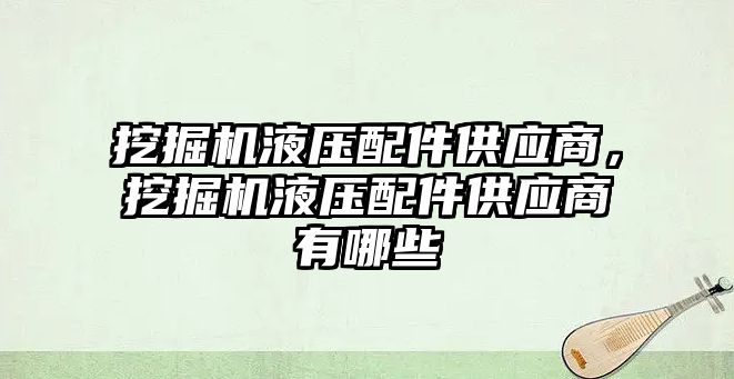 挖掘機液壓配件供應商，挖掘機液壓配件供應商有哪些