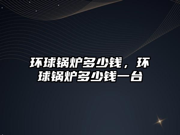 環球鍋爐多少錢，環球鍋爐多少錢一臺