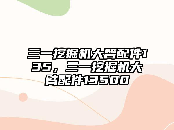 三一挖掘機大臂配件135，三一挖掘機大臂配件13500