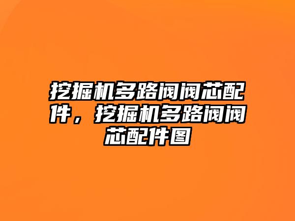 挖掘機多路閥閥芯配件，挖掘機多路閥閥芯配件圖