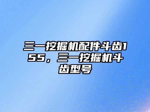 三一挖掘機配件斗齒155，三一挖掘機斗齒型號