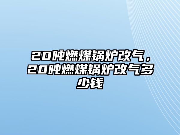 20噸燃煤鍋爐改氣，20噸燃煤鍋爐改氣多少錢