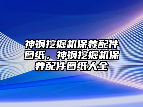 神鋼挖掘機保養配件圖紙，神鋼挖掘機保養配件圖紙大全