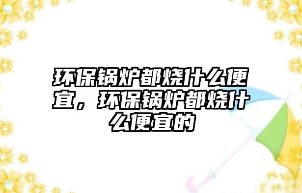 環保鍋爐都燒什么便宜，環保鍋爐都燒什么便宜的