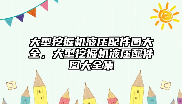 大型挖掘機液壓配件圖大全，大型挖掘機液壓配件圖大全集