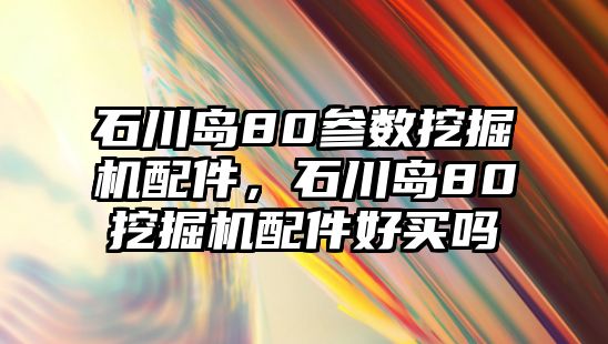 石川島80參數挖掘機配件，石川島80挖掘機配件好買嗎