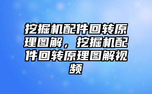 挖掘機配件回轉原理圖解，挖掘機配件回轉原理圖解視頻