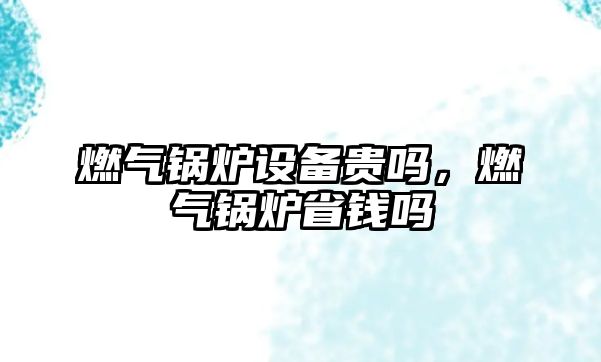 燃氣鍋爐設備貴嗎，燃氣鍋爐省錢嗎