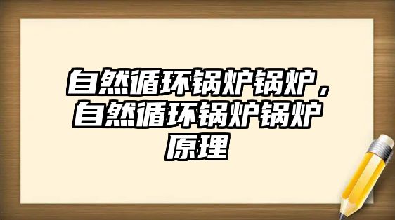 自然循環(huán)鍋爐鍋爐，自然循環(huán)鍋爐鍋爐原理