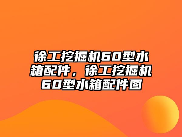 徐工挖掘機60型水箱配件，徐工挖掘機60型水箱配件圖