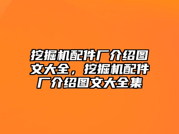 挖掘機(jī)配件廠介紹圖文大全，挖掘機(jī)配件廠介紹圖文大全集