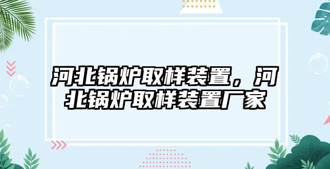 河北鍋爐取樣裝置，河北鍋爐取樣裝置廠家