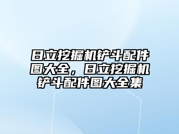 日立挖掘機鏟斗配件圖大全，日立挖掘機鏟斗配件圖大全集