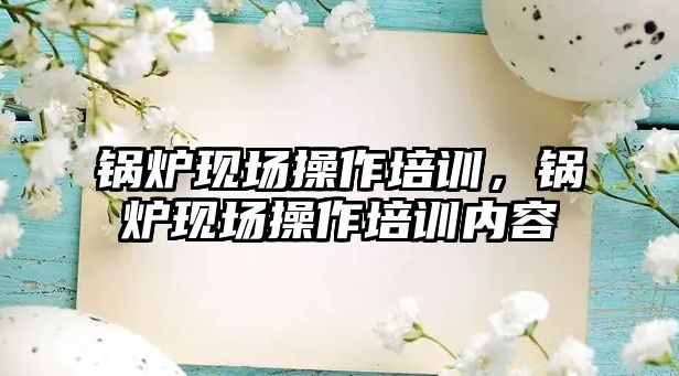 鍋爐現(xiàn)場(chǎng)操作培訓(xùn)，鍋爐現(xiàn)場(chǎng)操作培訓(xùn)內(nèi)容