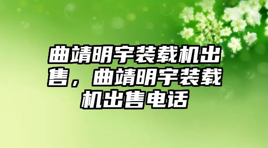 曲靖明宇裝載機出售，曲靖明宇裝載機出售電話