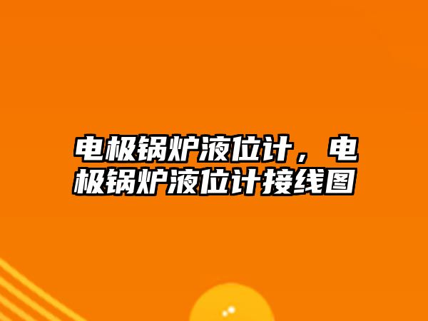 電極鍋爐液位計，電極鍋爐液位計接線圖