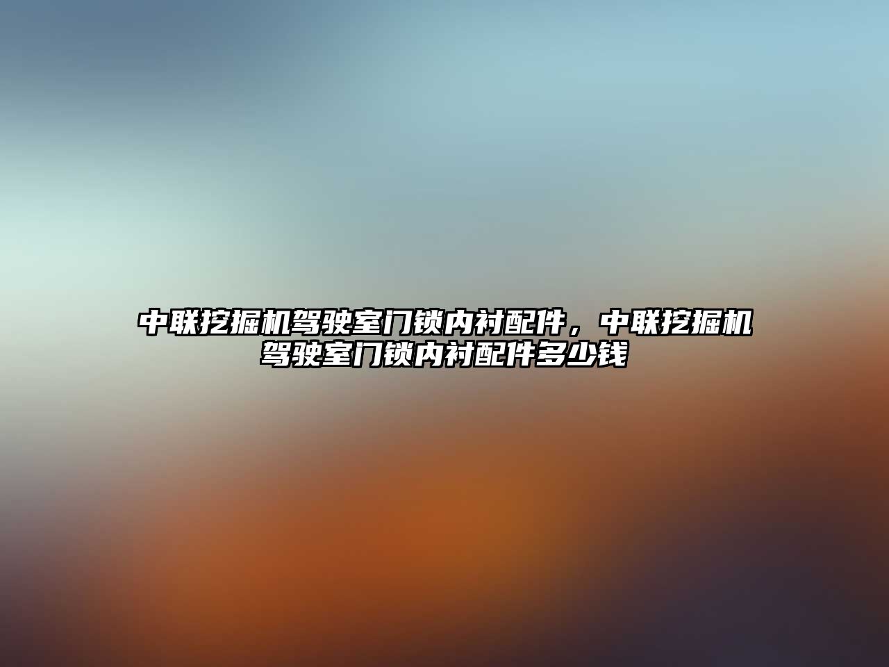 中聯挖掘機駕駛室門鎖內襯配件，中聯挖掘機駕駛室門鎖內襯配件多少錢