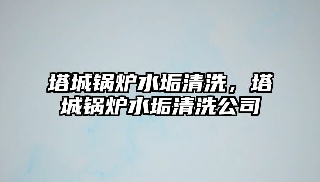 塔城鍋爐水垢清洗，塔城鍋爐水垢清洗公司