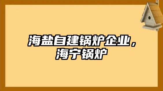 海鹽自建鍋爐企業，海寧鍋爐