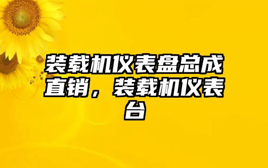 裝載機儀表盤總成直銷，裝載機儀表臺